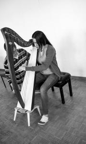 Postura dell'arpista   foto di Mirella Pavia